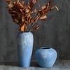 Moderne chinesische Keramikvase für Trockenblumen: Tischdekoration und Wohnzimmerdeko