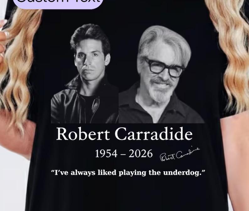 Robert Carradine Signature S5XL BLACK Quote TShirt Unisex T-Shirt S