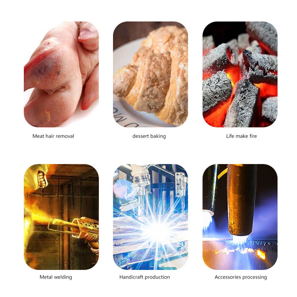 Oxygen Gas Torch Welding Soldering Gun with 5Pcs Replaceable Tips for Jewelry Processing (S)