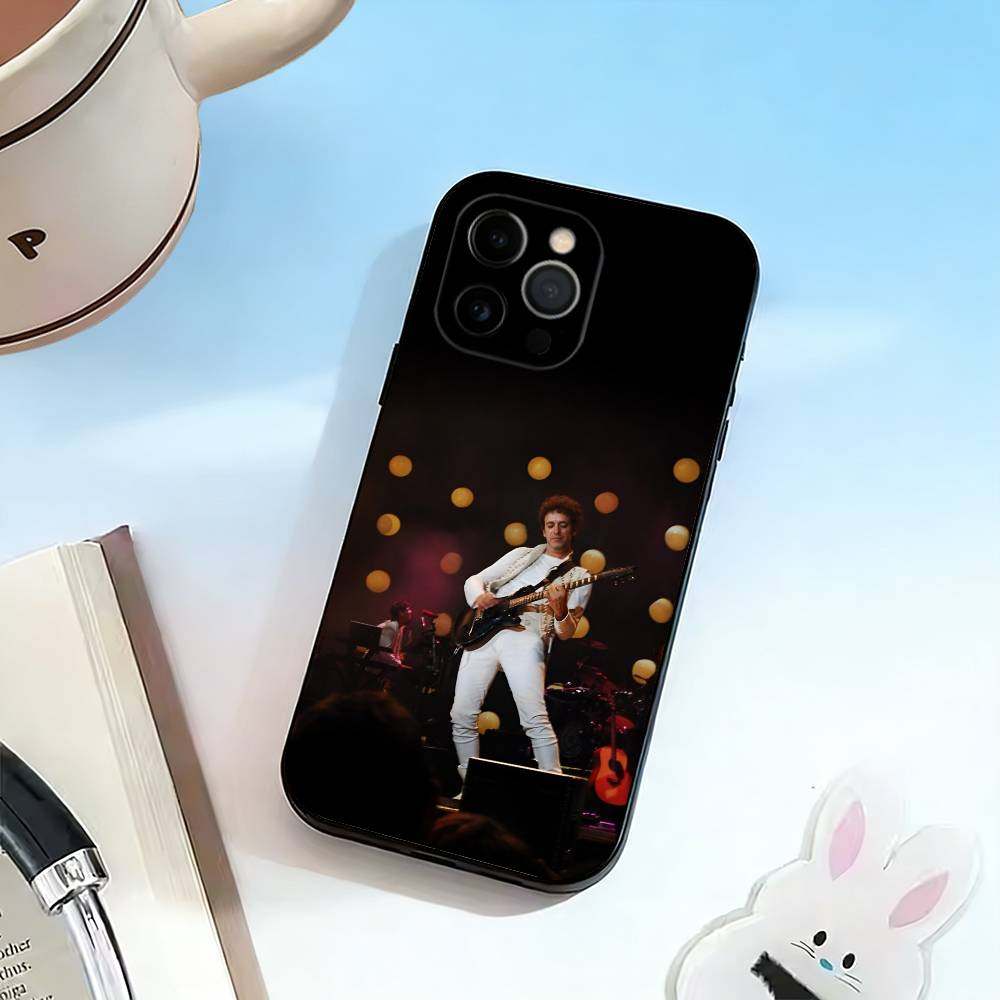 S-Singer Gustavo Cerati Phone Case For iPhone 17, 16,15,14,13,12,11 Plus,Pro Max, Others Soft Black Cover