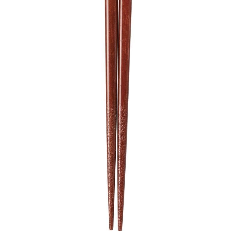 Chopstick Set Dishwasher Dinner AG Metallic Made in Japan J-kitchens (5 pairs), Wooden, Safe, Standard, Line, 21cm,