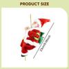 Electric Climbing Rope Santa Claus Christmas Ornament Animated On Beads for Indoor
