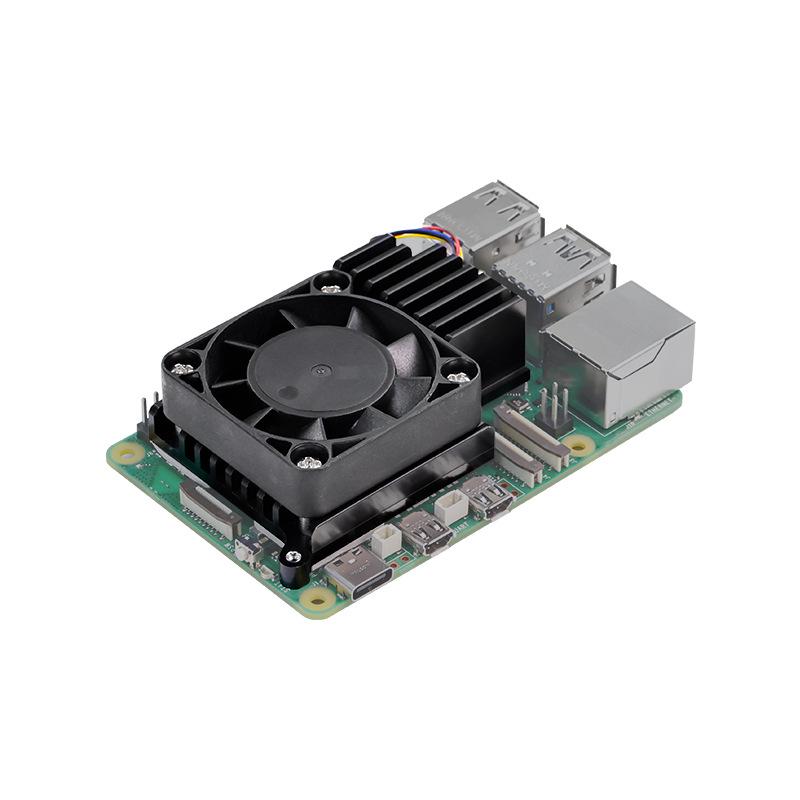 Raspberry Pi 5 Official Heatsink with PWM Fan and Aluminum Shell