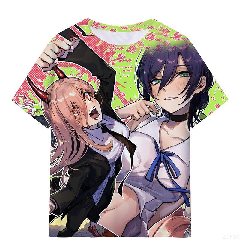 Sexy Anime Mädchen 3D-Druck T-Shirt Tops Herren Damen Mode Sport Übergröße Tops T-Shirts Sexy Mädchen Sommer T-Shirt Kinderbekleidung