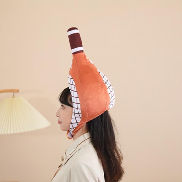 Funny Adult Stuffed Tennis Racket Shape Hat Christmas Headwear Women Teen Carnivals Party Gift Birthday Christmas Hat