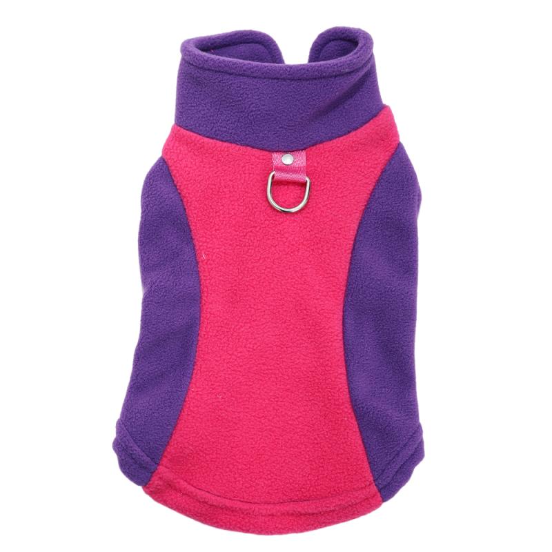 Fleece Dog Jacket Warm Winter Clothes For Small Medium Dogs Cat Vest Coat Soft Lightweight Puppy Sweater French Bulldog Pullover