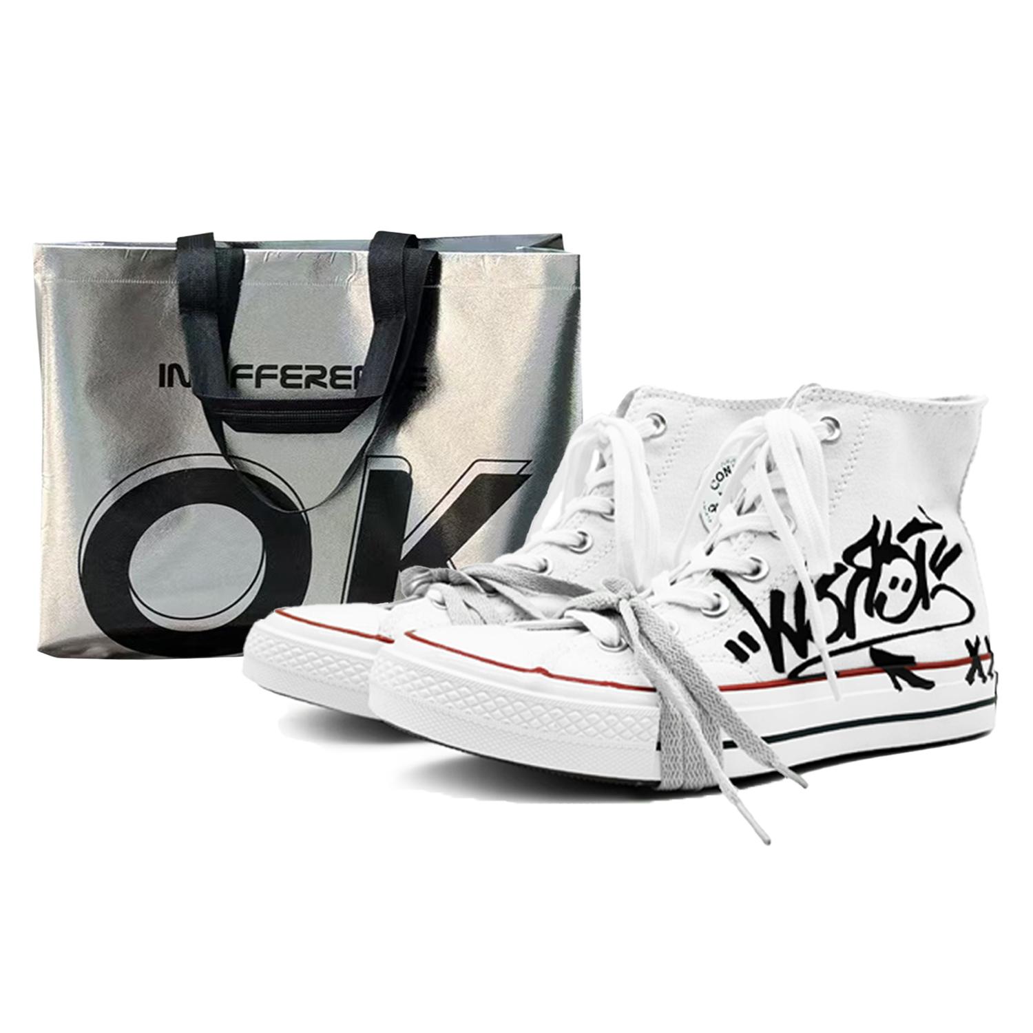 

Converse 1970s Chuck Taylor High top Canvas Shoes Unisex Black White 162056C(Team131-S2) 39.5
