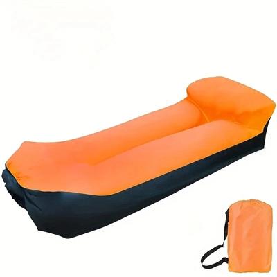 Aufblasbarer Liegestuhl mit Kissen - Tragbares und leicht faltbares Sofa, geeignet für Camping, Strand und Urlaub