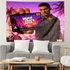 Game Grand Theft Auto Tapestry for Bedroom Aesthetic Classroom Tapestries Wall Hanging for Living Room Dorm Office,Ideal Creative Gift