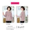 Pa Si Te Fleece Lined Mock Neck Pullover Knit Sweater