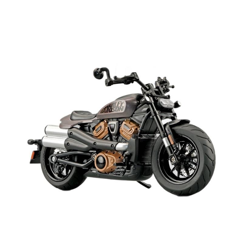 

1/12 Harley Davidson Sportster S Motorbike Alloy Model Diecast Racing Motorcycle Toy Kids Gift Collection Miniature Voiture серый