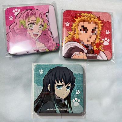 Demon Slayer Square Badge: Minamiya Candy Kuji B Prize - Muichiro, Mitsuri, Giyu, Kyoujuro