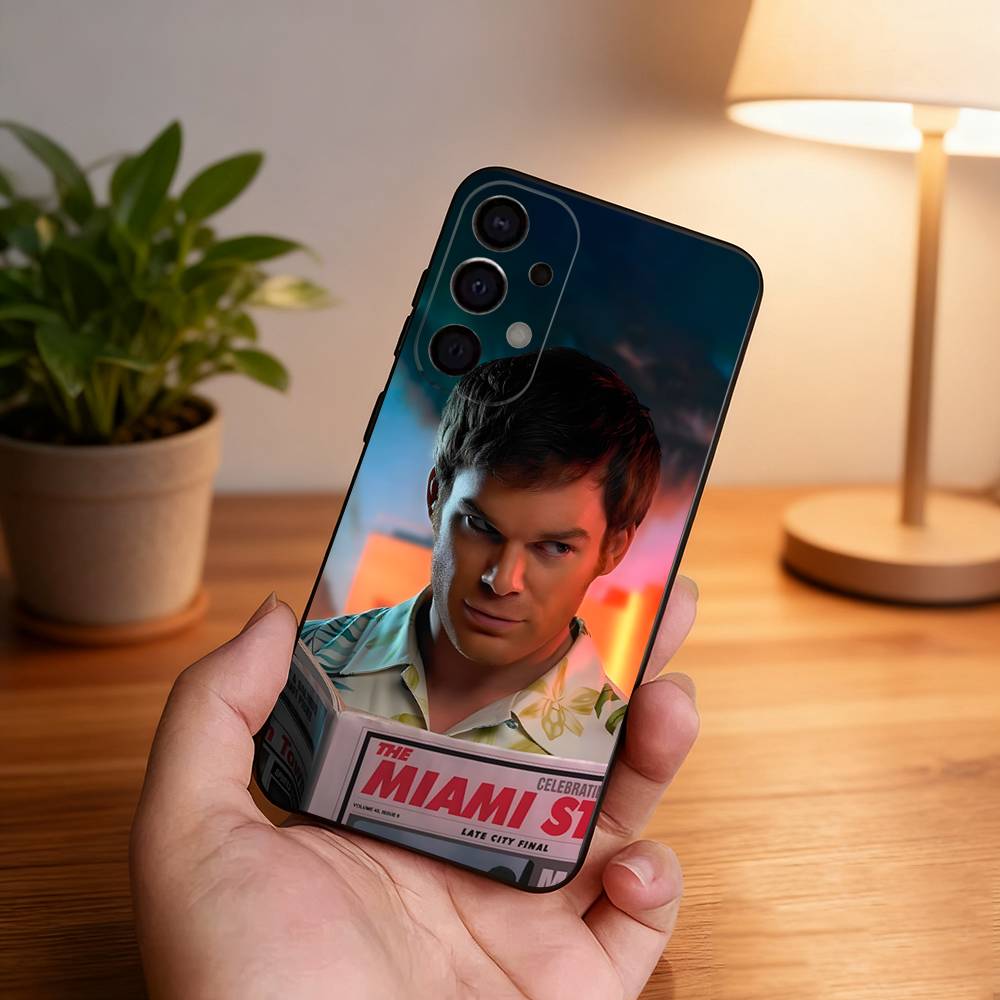 D-Dexter Morgan Phone Case For Samsung S26,S25,S24,S21,S22,S23,S30,Ultra,S20,Plus,Fe,Lite,5G Black Cover