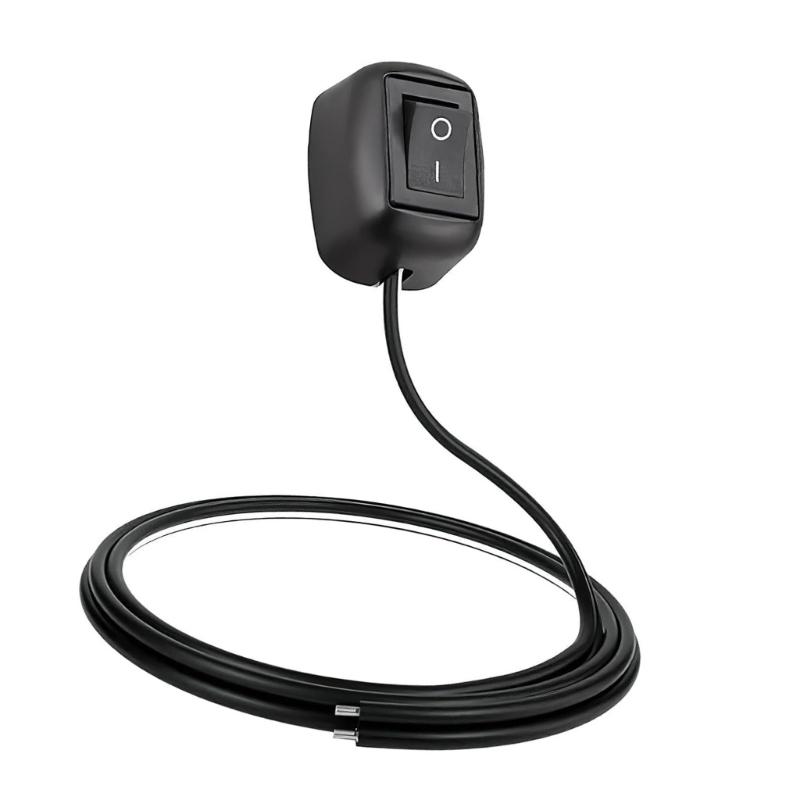 Automotive Toggle Switches Paste Type For Fog Lights Drive Lights With 60/100/200cm Cable 12V Operation