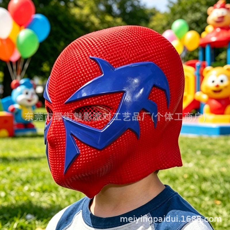 Party supplies spiderman mask cosplay Decorative props, Halloween latex masks, Marvel superhero headgear