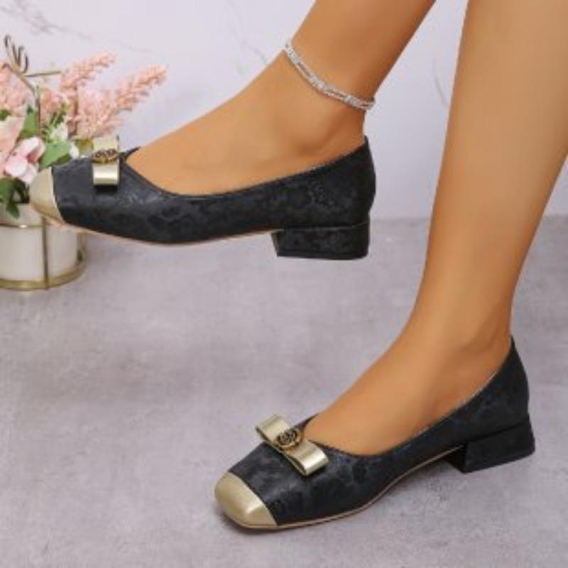 Mary Jane Shoes Shallow Mouth Low Heel Flat Sole Single Shoes Women's New Spring and Summer Flat Heel Comfortable Soft Sole Doudou Shoes