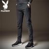 PLAYBOY Men's Straight-Leg Business Casual Pants for Autumn/Winter