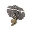 Hook Lock Decorative Hardware Antique Wooden Case Hasp Lock Furniture Buckle Clasp Lock Simple Installation for House