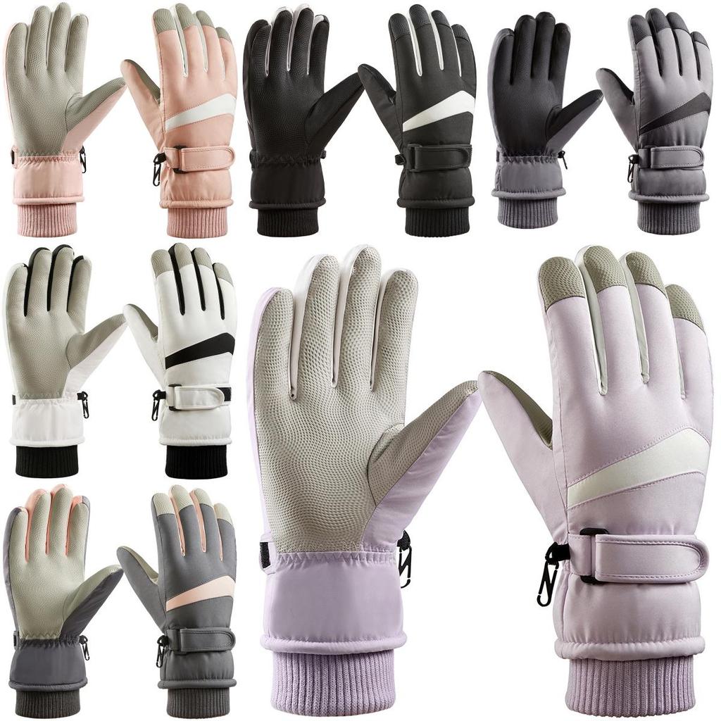 Ski Gloves Waterproof Touchscreen Insulated For Outdoor Winter Sports Adults