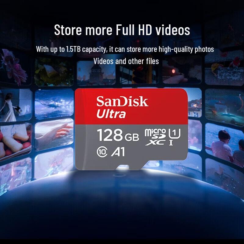 SanDisk 128GB Extreme MicroSD Card A1 U1 C10