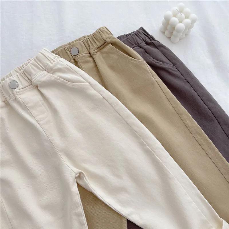 Children's Pants Men's and Women's Casual Pants All Wear Korean Version of Trousers