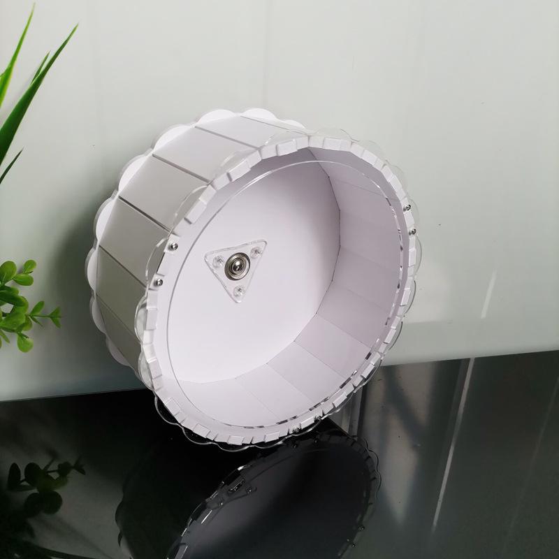 Golden Hamster Silent Running Wheel - Optional Size & Color