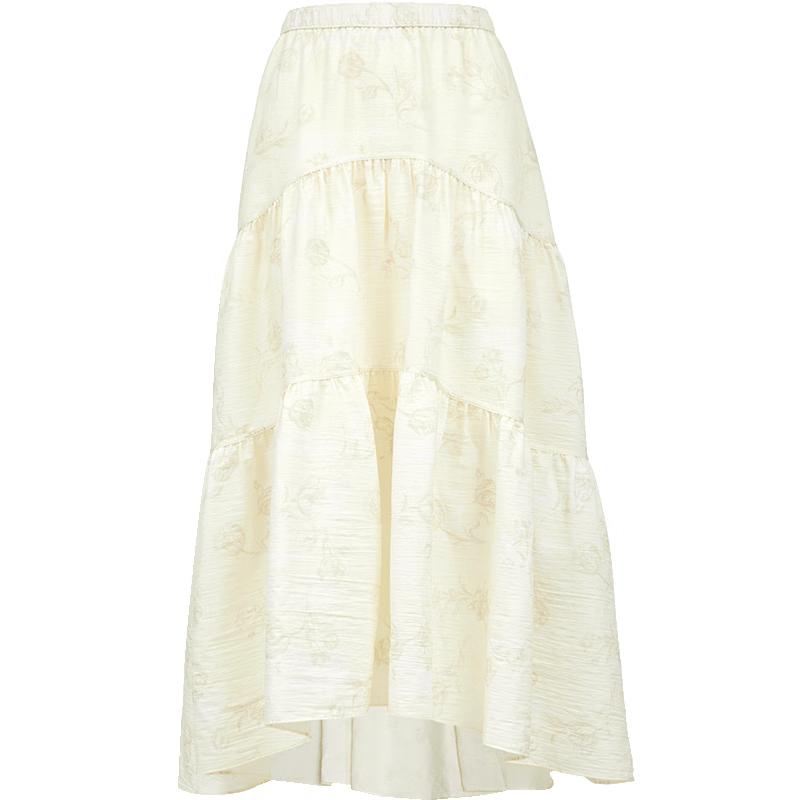 VEROMODA Printed A-line Midi Skirt