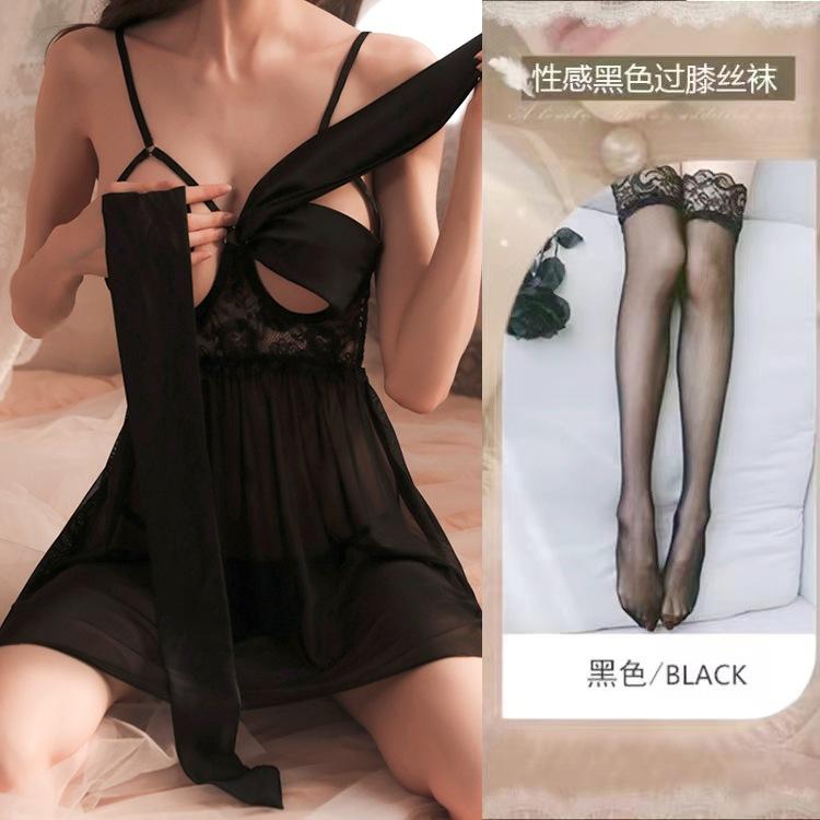 Sexy underwear lace sensual seductive pajamas loungewear sexy steel tray small breasts gather girls sexual fun clothes