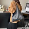 Large Capacity Casual Handbag Bag Women's Trendy Texture Shoulder Bag Lazy Style Fashion Underarm Tote Bag