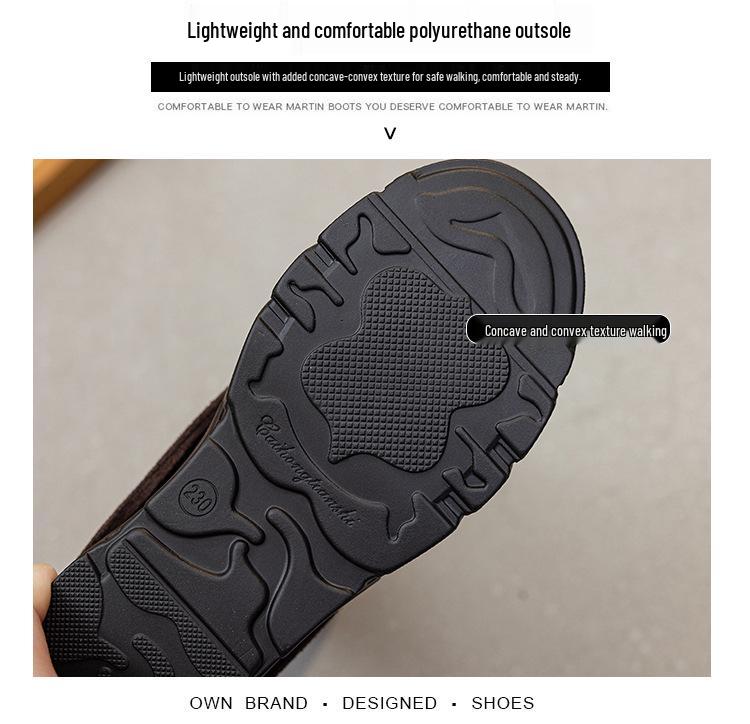 Botas Femininas de Cano Alto com Sola Grossa de 14cm - Outono/Inverno 2025 Plissado Irregular Cor Sólida