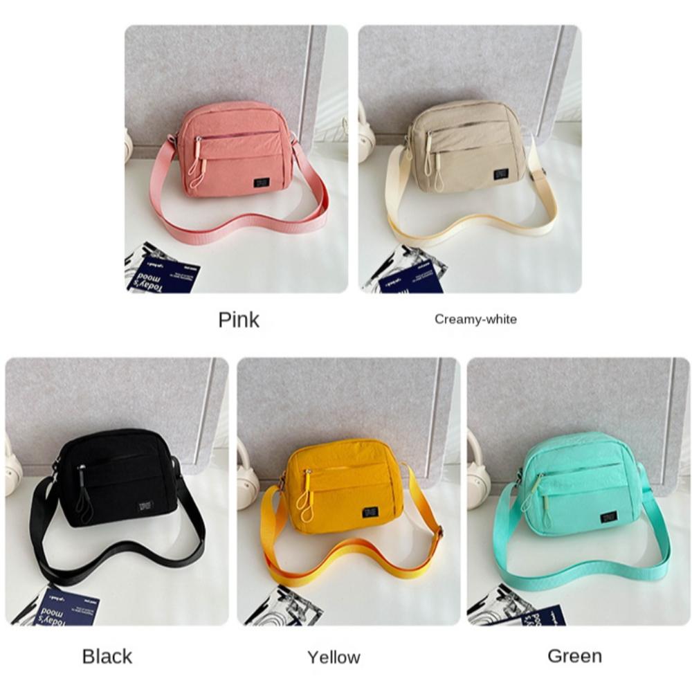 All-match Square Phone Pouch Large Capacity Canvas Crossbody Bag Sports Shoulder Bag  Boys