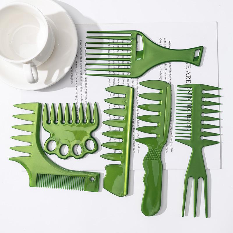 

Retro Style Double-Sided Wide-Tooth Comb for Men s Pompadour Styling
