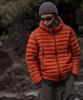 [City Leisure] Sheer Ripstop Hooded Light Down Jacket [Orange]