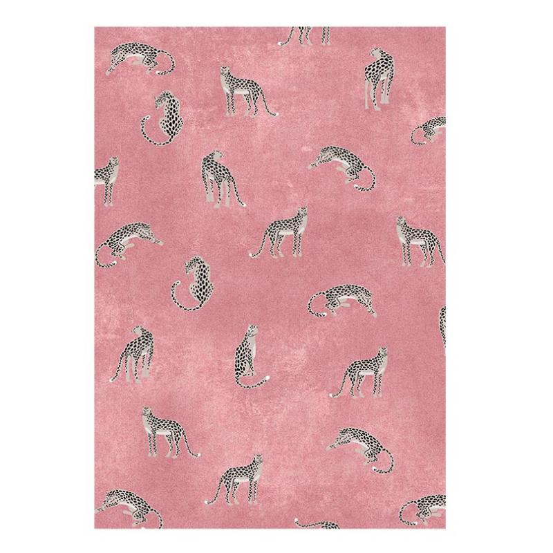 Light Luxury Plush Lounge Rug Home Bedroom Decor Leopard Print Carpet Thicken Study Non-slip Mat Nordic Carpets for Living Room