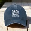 Retro Washed Baseball Cap With Fathers Day Is Right Even Wrong Text Print Lightweight Machinewashable Casual Cap