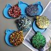 Christmas Ornaments Mold Mutifunctional Blank Round Silicone Molds Versatile Resin Accessory Mould for DIY Enthusiasts