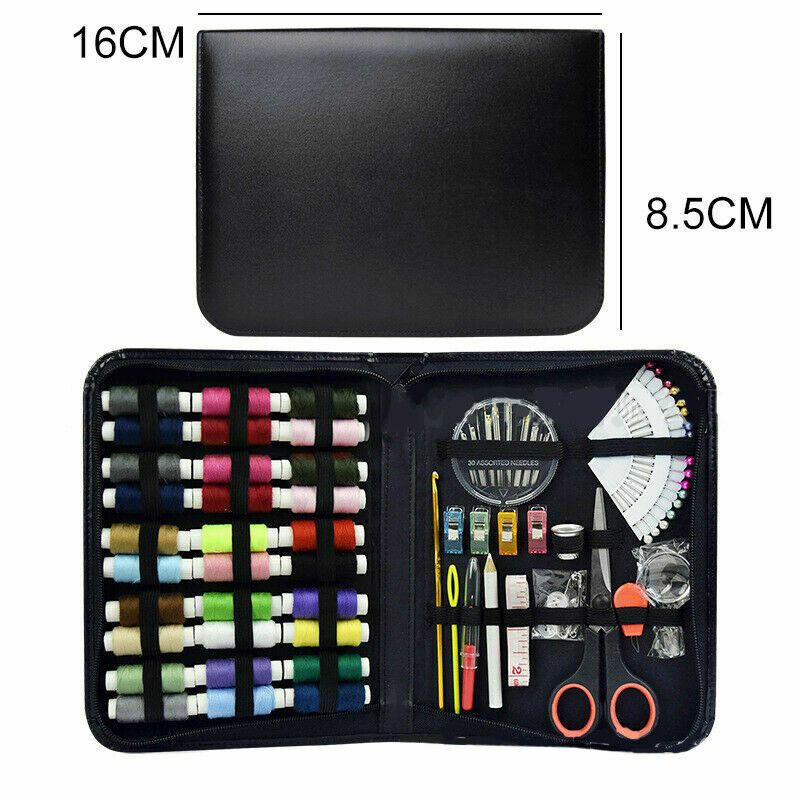 100Pcs Needles Home Needles Thread Scissors Set Box Needlebox Box Sets Sewing Kit Necessary Portable