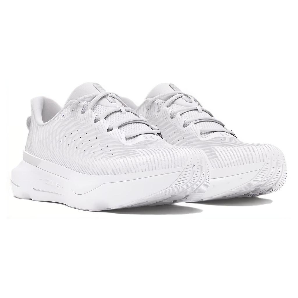 Under Armour HOVR Infinite Pro White Halo Grey Men Sneakers Distant-Grey 3027190-100