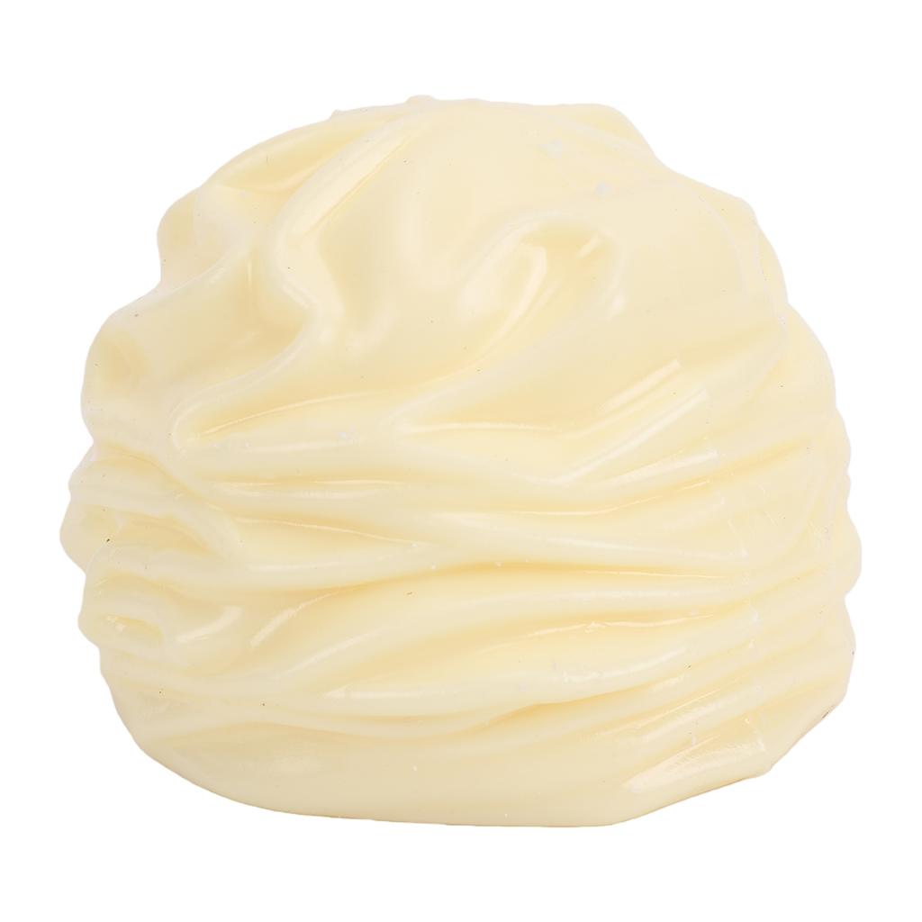 Cream Roll Fidget Toy Stress Relief Slow Rebound Portable Cream Roll Squeeze Toy Yellow