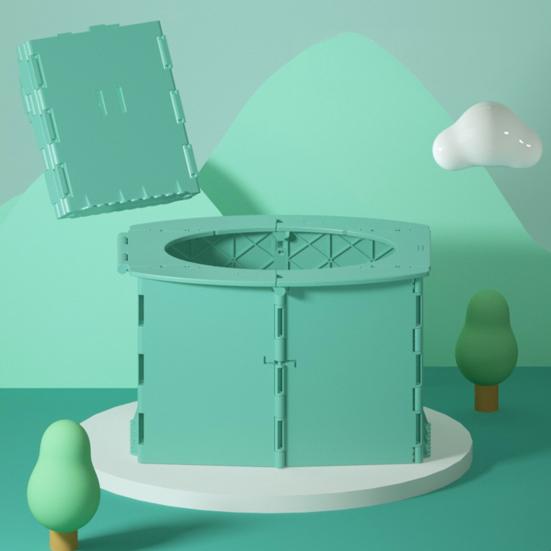 Portable Potty Seat Foldable Design One-Step Setup Kids Toilet Seat with Cleaning Bags Supports Up to 50KG Potty Chair
