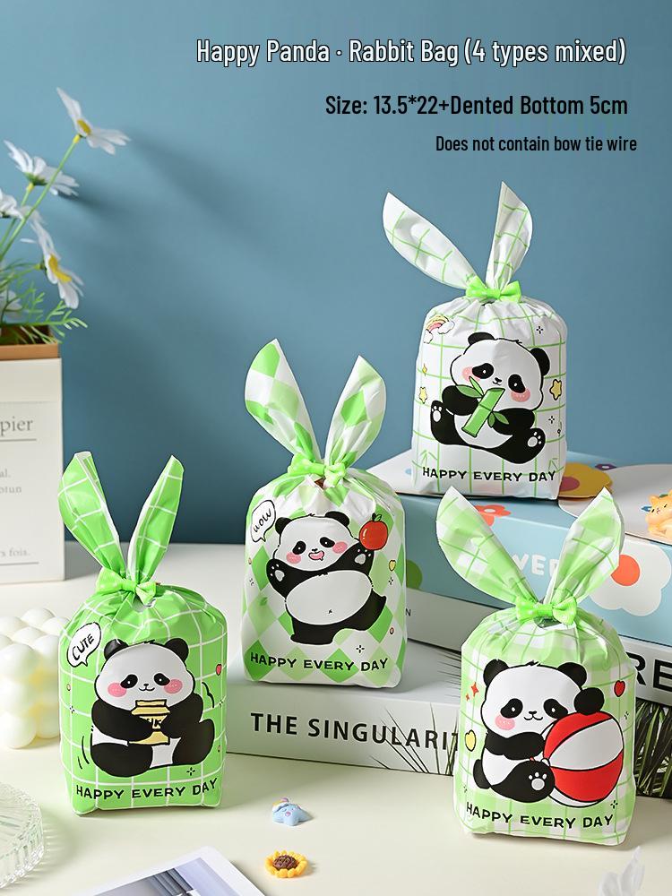 Cute Rabbit Ears Gift Bag for Candy, Cookies & Snacks