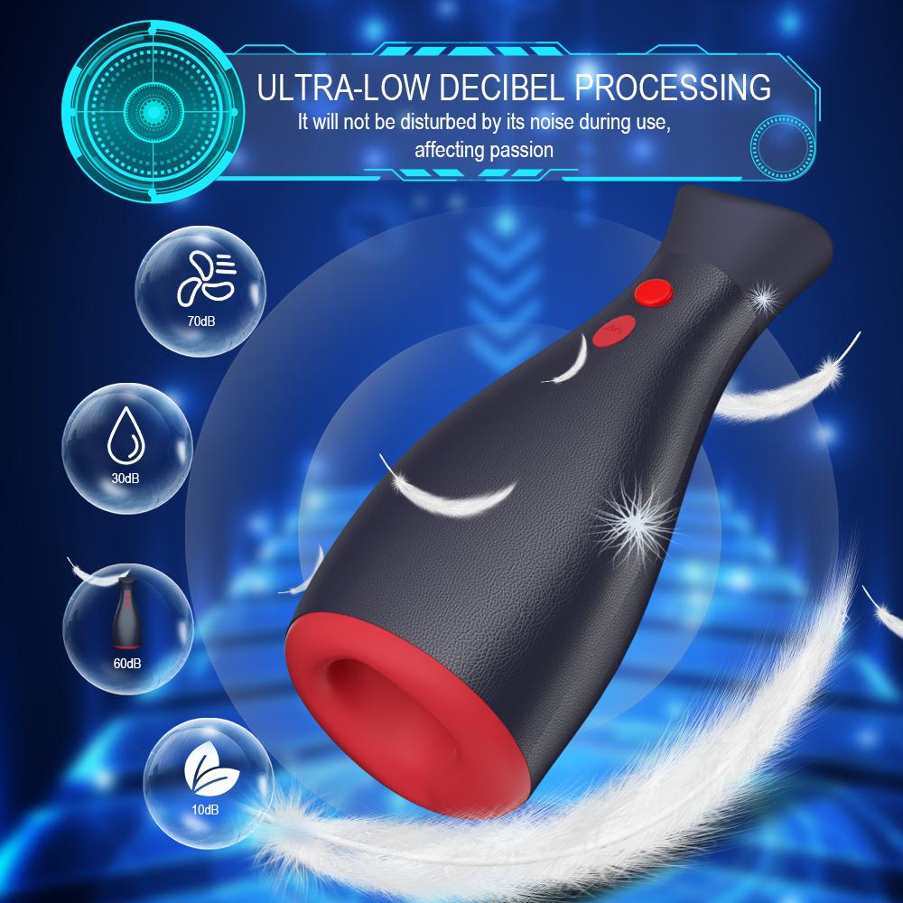 Automatic Vibration Male Masturbator Vacuum Extrusion Glans Stimulation Penis Trainer Massager Adult Supplies Sex Toy for
