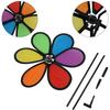 Pinwheel Flower Windmill Garden Decoration Garden Supplies Home Garden Yard Decor Wind Spinner Outdoor Ornaments