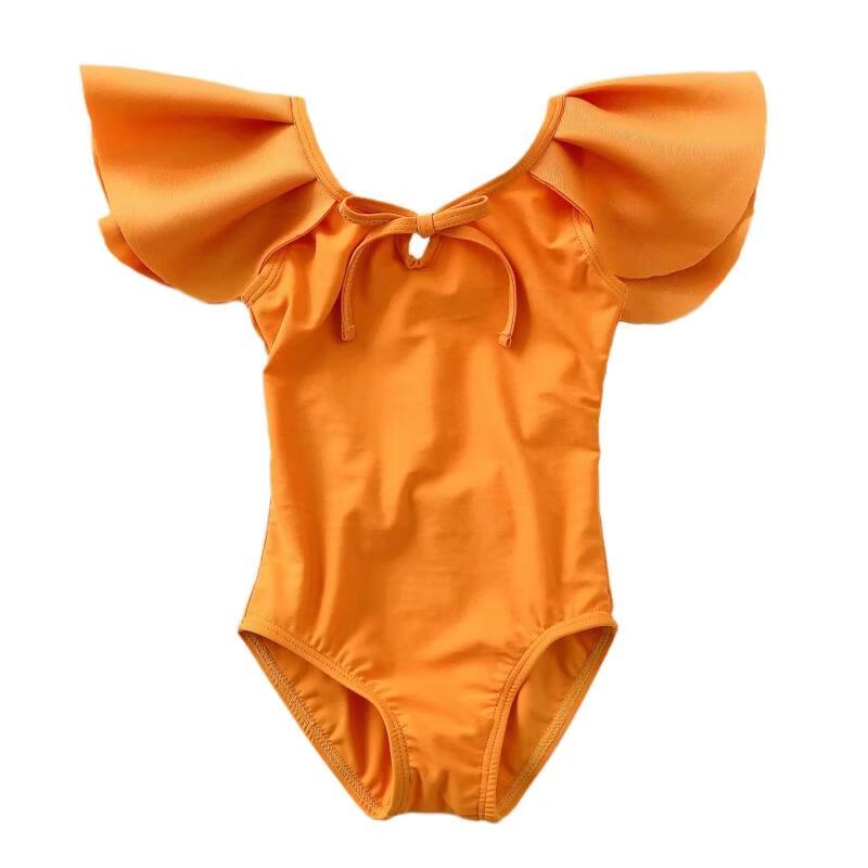 Union Envoy Girl's Princess Ruffle One-Piece Swimsuit