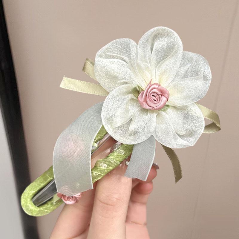 Elegante Chiffon-Blumen-Haarspangen Süße Fashiop Große Haarspangen Haarspangen Haarklammern Für Frauen Haarschmuck Geschenke