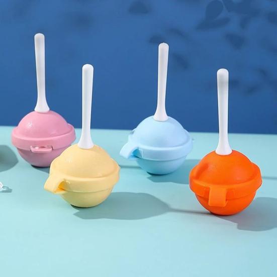 1/4Pcs Silicone Popsicle Mold Food Grade Popsicle Mold Homemade Ice Cream Maker Kids Reusable Lollipop Ice Cream Mold