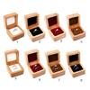 Portable Jewelry for Case Engagement Ring Box Handmade Antique Ring for Case Rin
