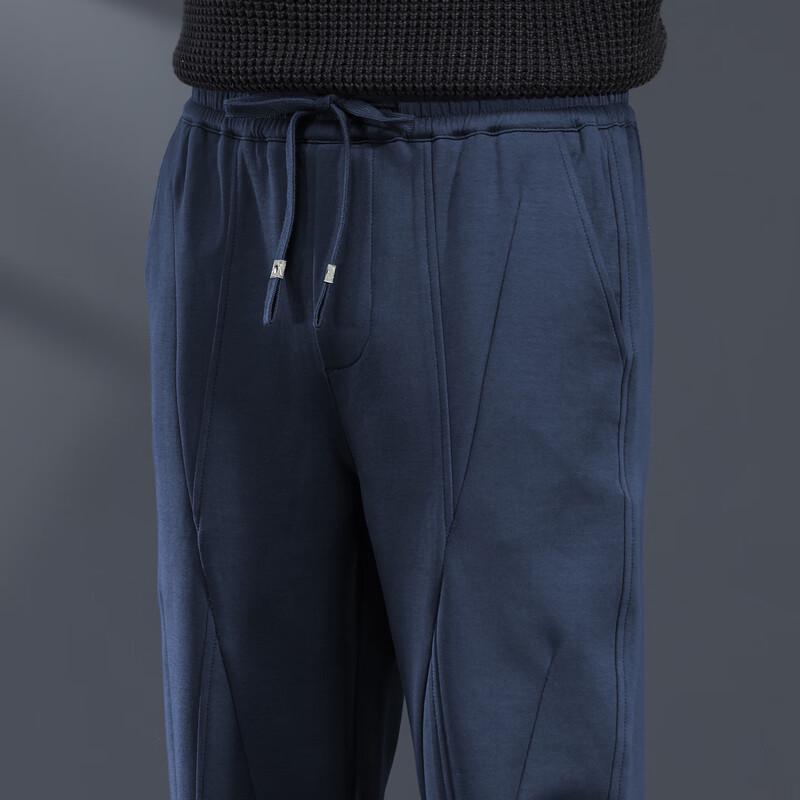 Jieleinuo Men's Anti-Wrinkle Loose Fit Jogger Sweatpants