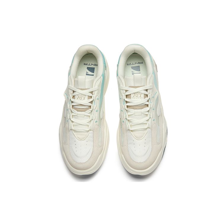 Anta Tread Mesh Durable Low-Top Sports Casual Shoes Men Sneakers White Blue Gray 112238091R-2