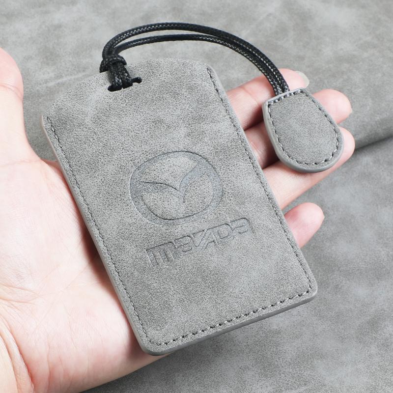 Leather Car NFC Cards Key Bag For Mazda 2 3 6 Atenza Axela Demio CX5 CX-3 CX7 CX9 2015 2016 2017 2018 2019 Auto Keychain